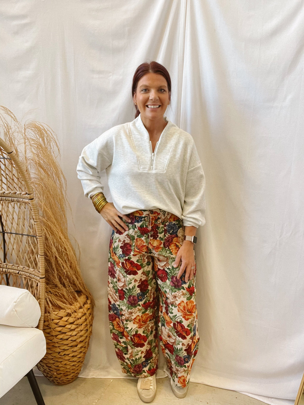 Floral Tapestry Pants