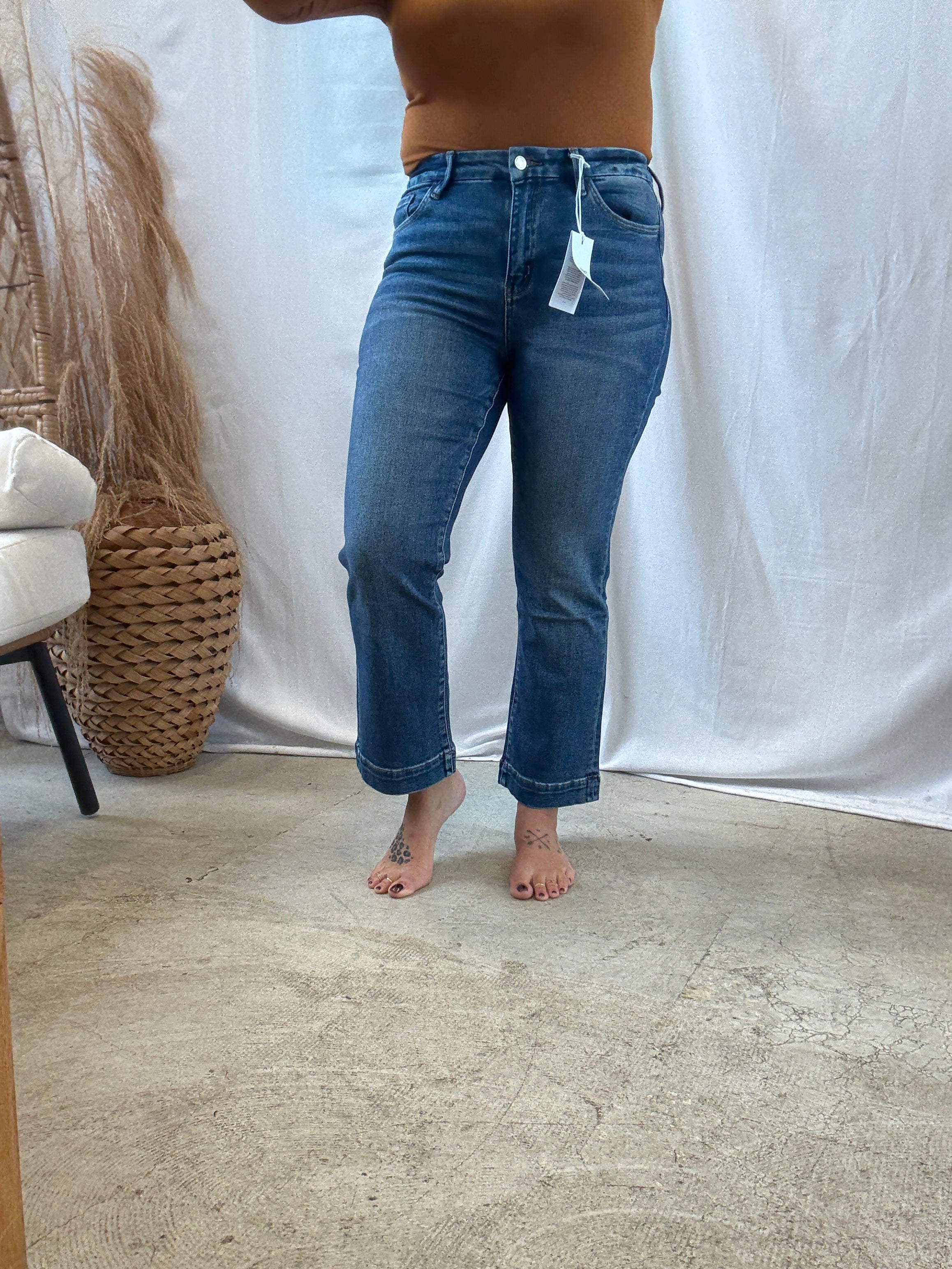 Vervet Laurie Trouser Hem Jeans