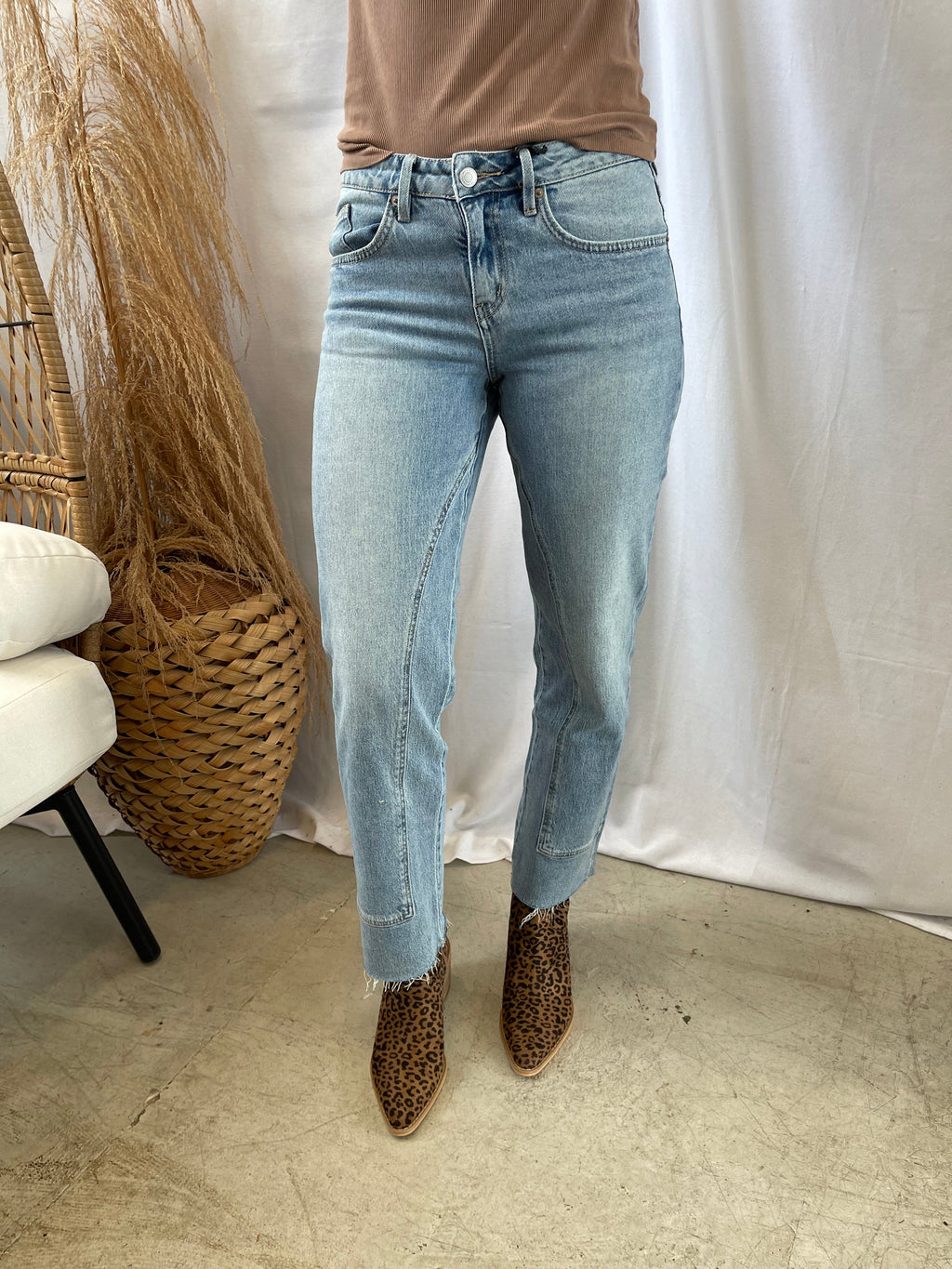 Mica Blue Lava Straight Leg Jeans